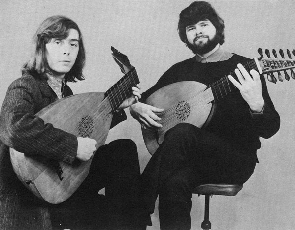 Anthony Rooley with James Tyler.