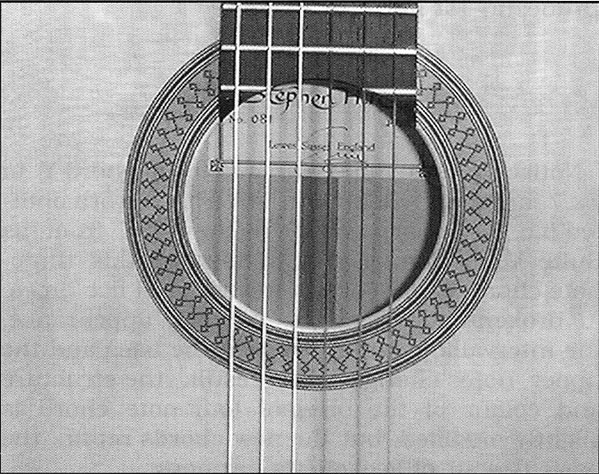 Flamenco guitar rosette.