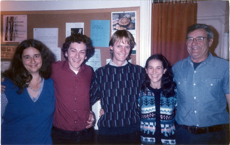 The Russells with the Tanenbaums and John Gilbert.